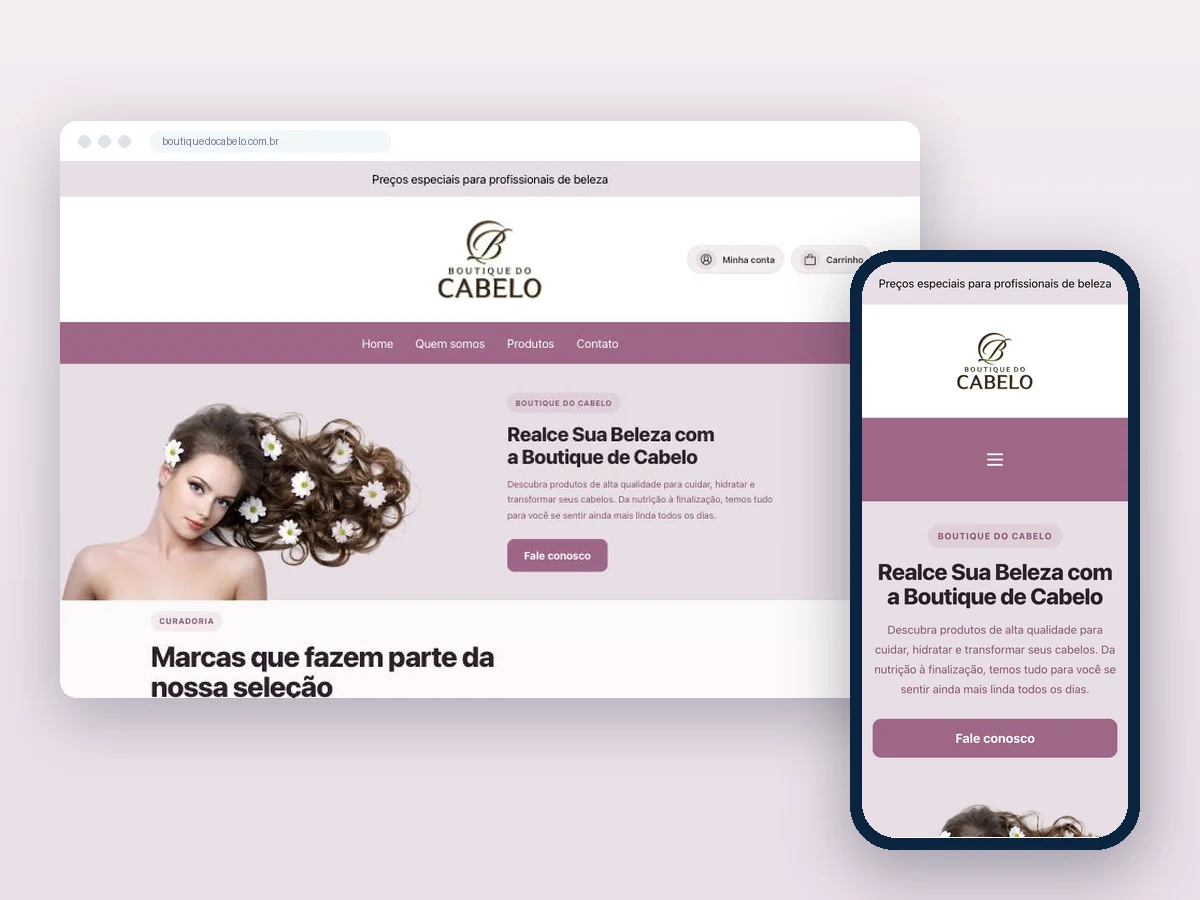 Boutique do Cabelo — Boutique do Cabelo