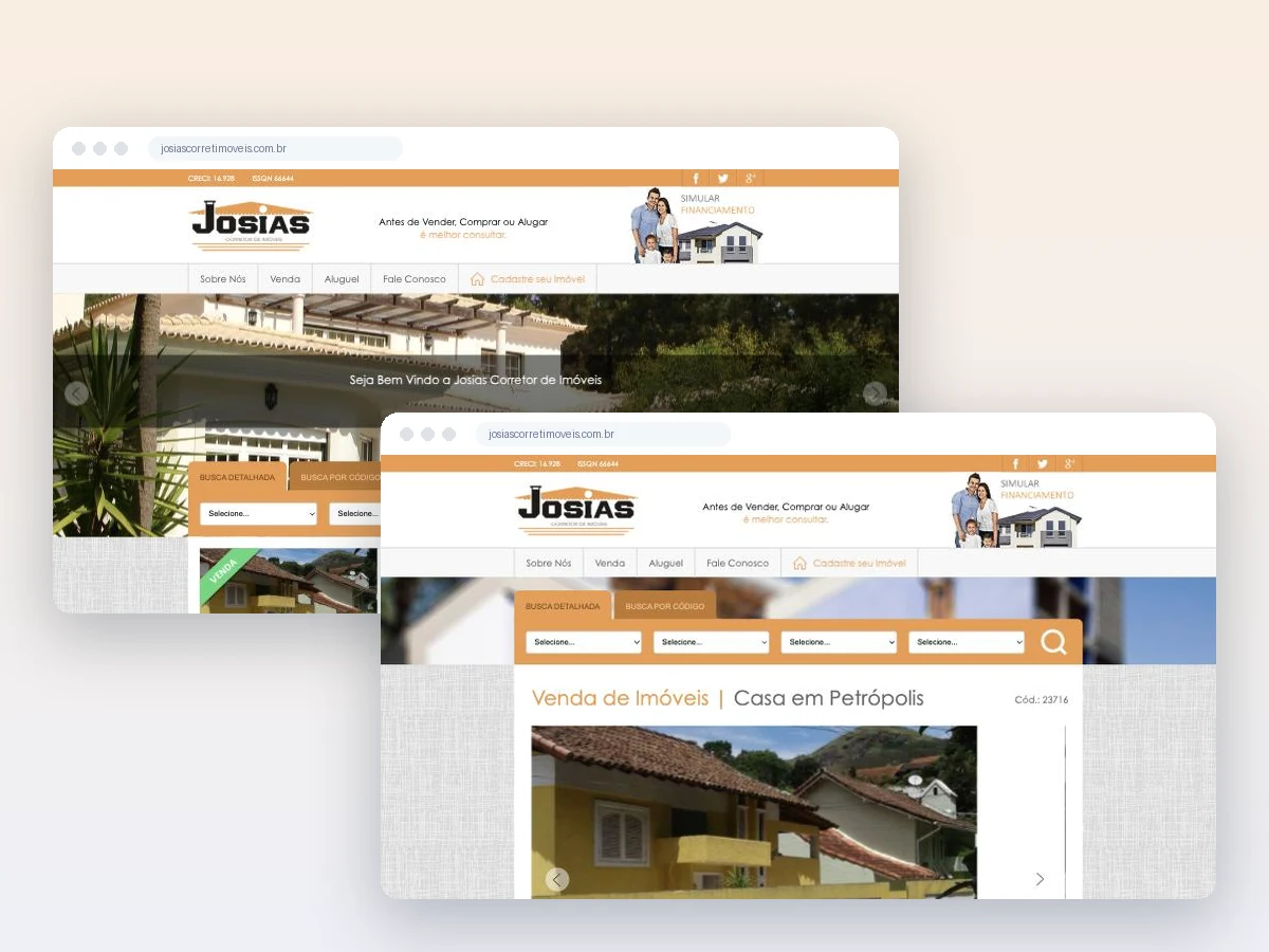 Josias Corretor de Imóveis — Josias Corretor de Imóveis · Petrópolis